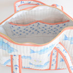 Blue fish Purse Bag