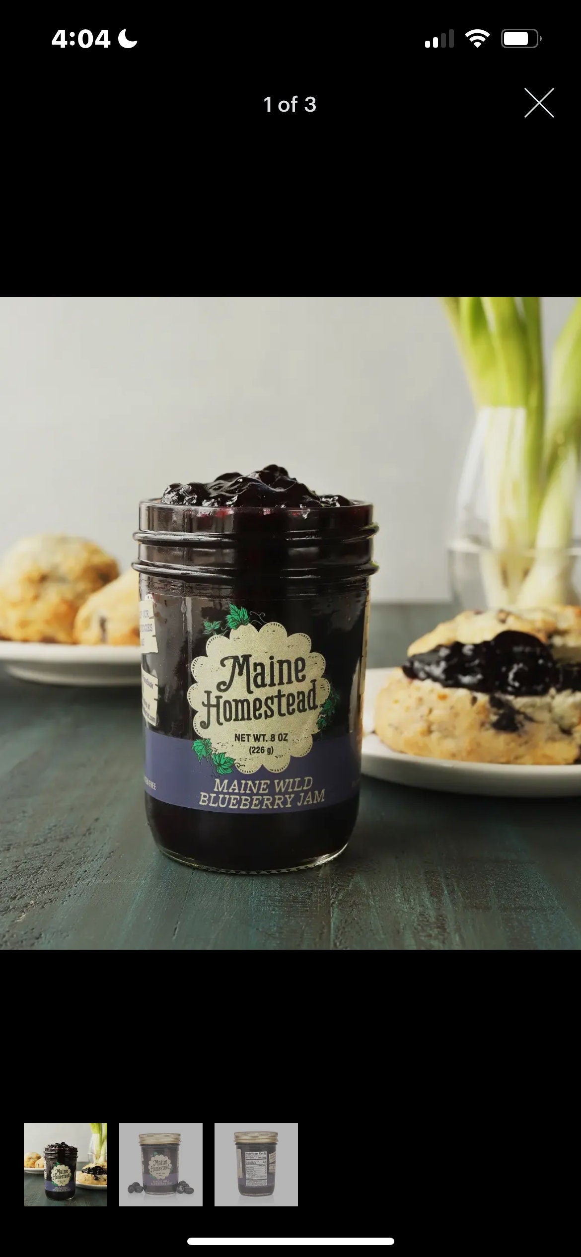 Maine Blueberry Preserves