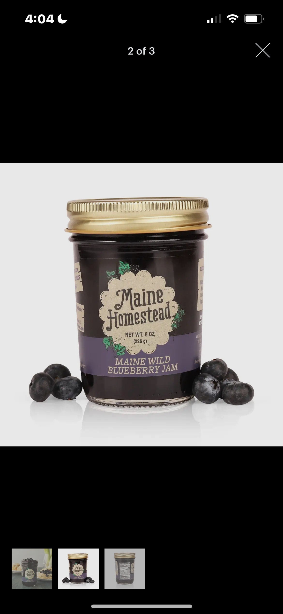 Maine Blueberry Preserves