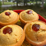 Jumbo Strawberry Corn Muffin