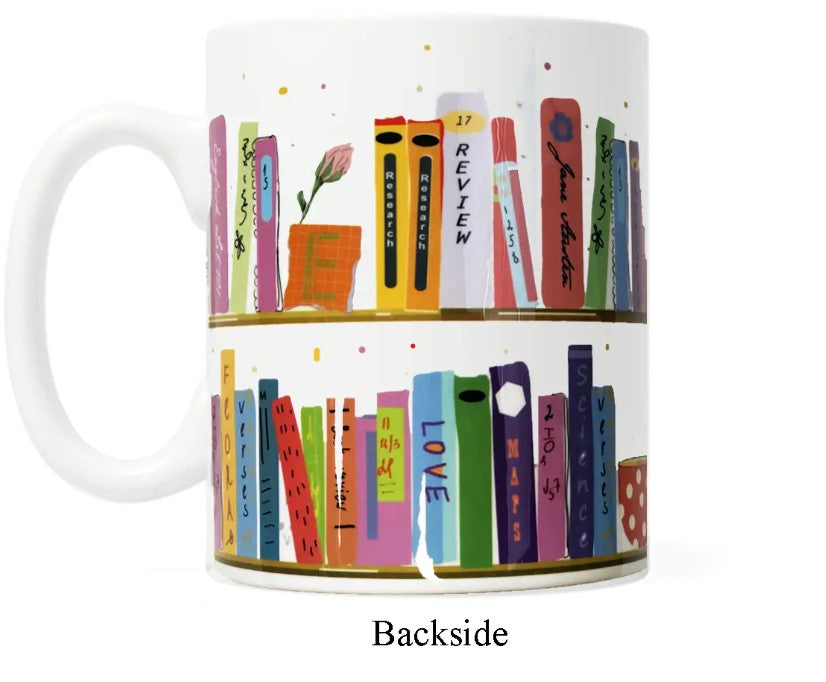 Bookshelf Mug