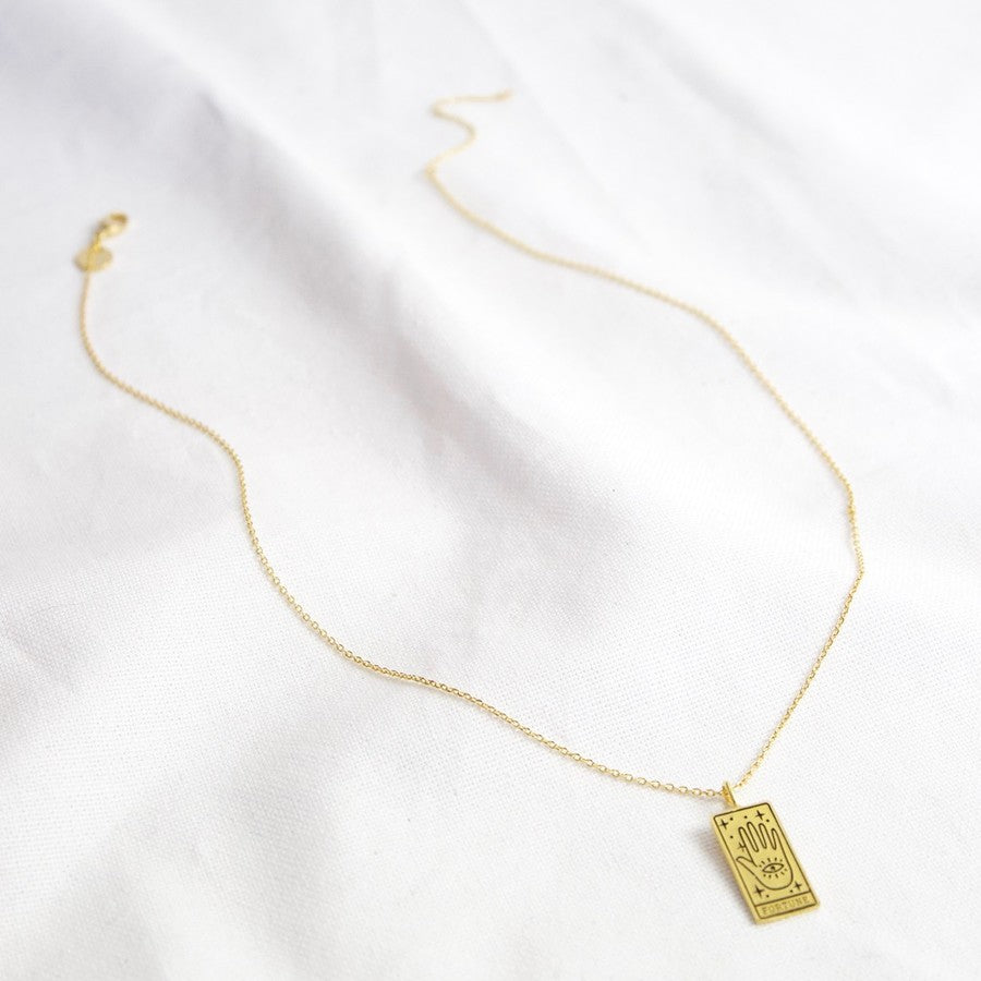 Fortune Tarot Card Necklace