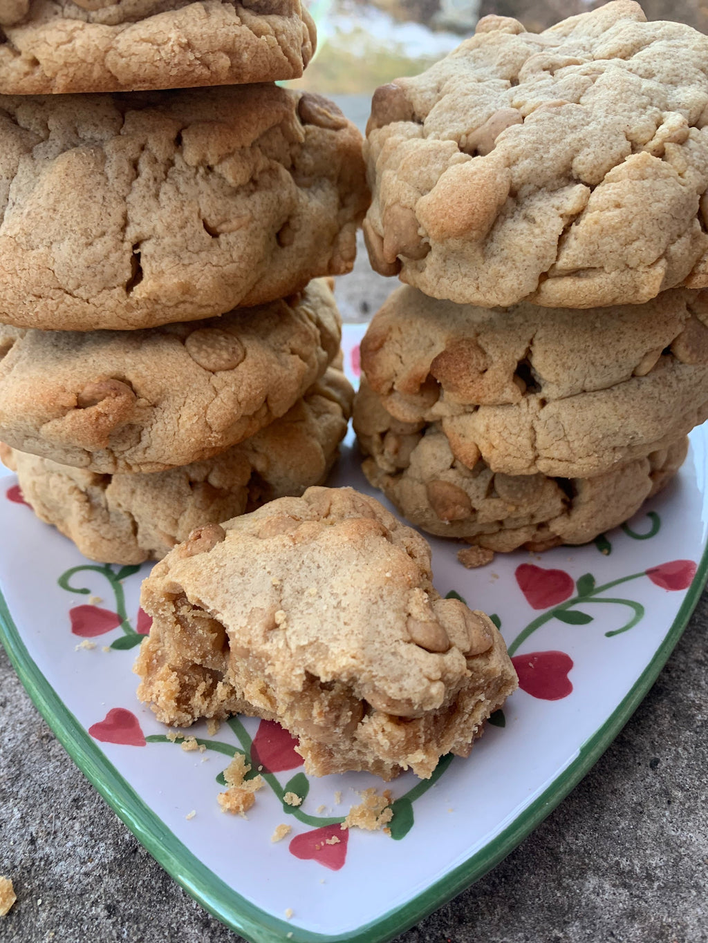 Giant Peanut Butter Chip Cookies