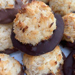 Coconut Macaroons Chocolate Dipped