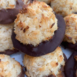 Coconut Macaroons Chocolate Dipped
