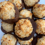Coconut Macaroons Chocolate Dipped