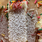 Italian jam Cookies with white chocolate