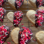 Shortbread Heart Cookies