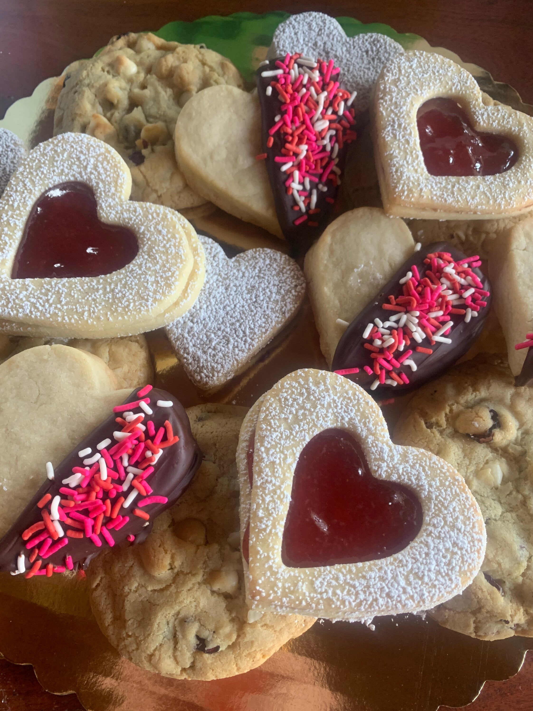 Shortbread Heart Cookies
