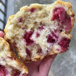 Jumbo Raspberry White Chocolate Chip Muffin