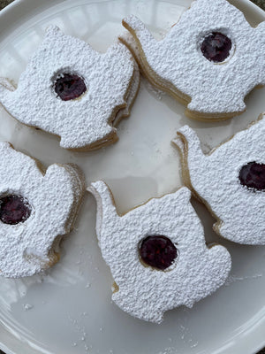 Teapot  Linzer Cookies