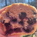 Jumbo Rustic Blueberry Muffins