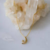 Celestial Moon and Star Necklace