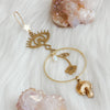 Opal Simulation Earrings