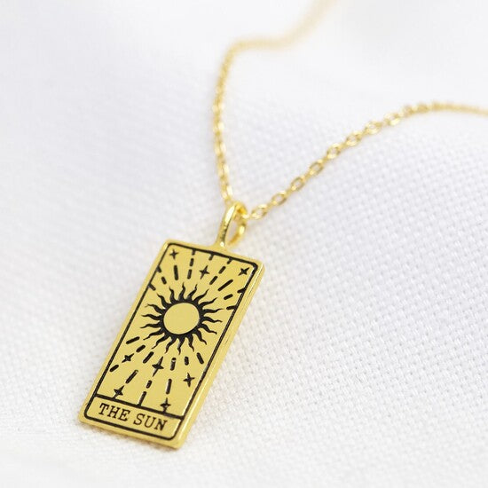 The Sun Tarot Card Necklace