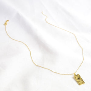 The World Tarot Card Necklace