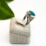 Tibetan Turquoise Leaf Ring
