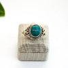 Tibetan Turquoise Leaf Ring