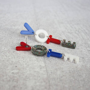 Vote Acrylic Dangle Earrings